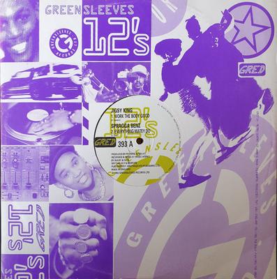 12 Zoll Schallplatte JIGSY KING / SPRAGGA BENZ - Work The Body Good / Everything Mat GRED393 Greensleeves Re 1993 UK Reggae, Ska & Dub Gebraucht