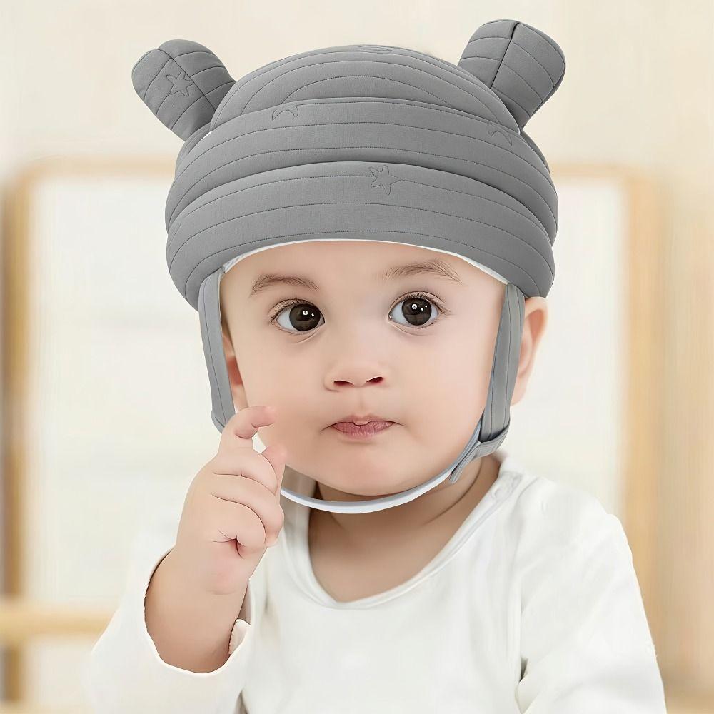 Adjustable Straps Baby Walking Head Protector Lightweight Head Protective Cap Walking Practice