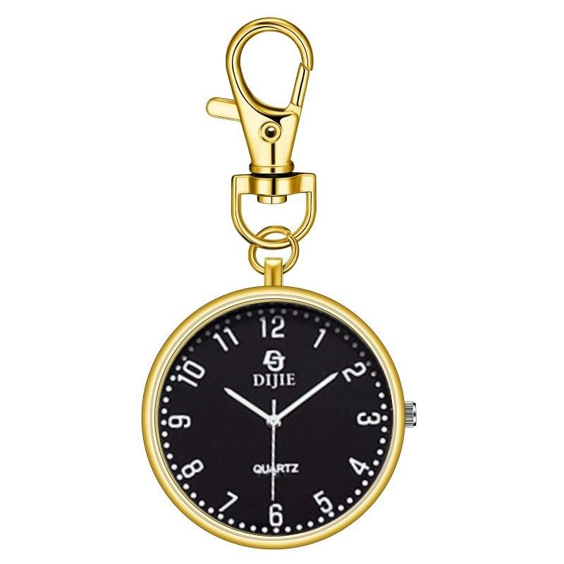 Exam Special Pocket Watch Clear Large Number Face Elderly Student Keychain Pendant Watch Fashionable Versatile Nurse Watch