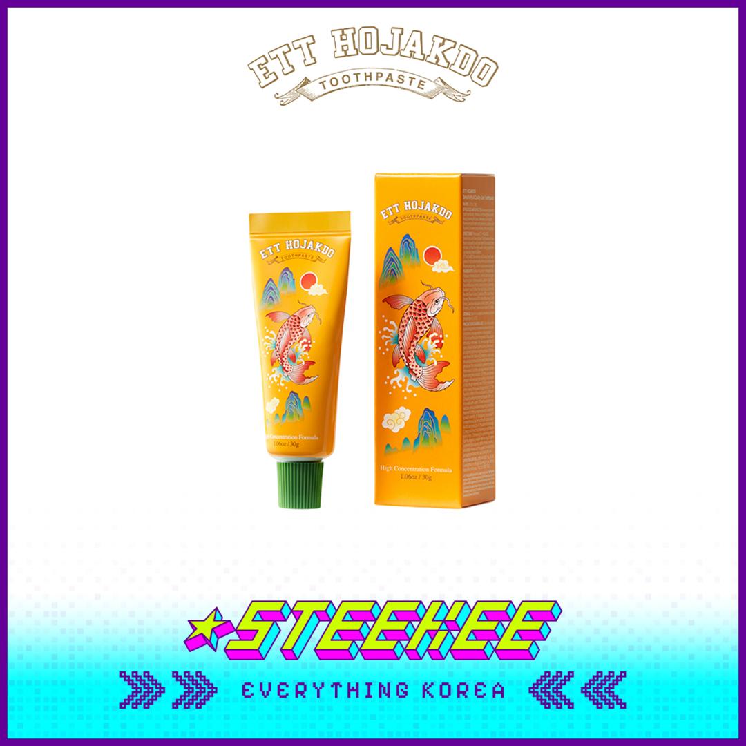 

ETT HOJAKDO Античувствительная фторидная зубная паста против кариеса для свежего дыхания, портативный дорожный размер 30 г от Steekee Korea 4045
