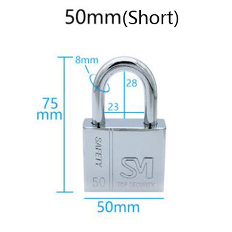 Stainless Steel Padlock Cabinet Outdoor Lock Durable Use Heavy Duty High Security Solid  Door Gate Box Safety
