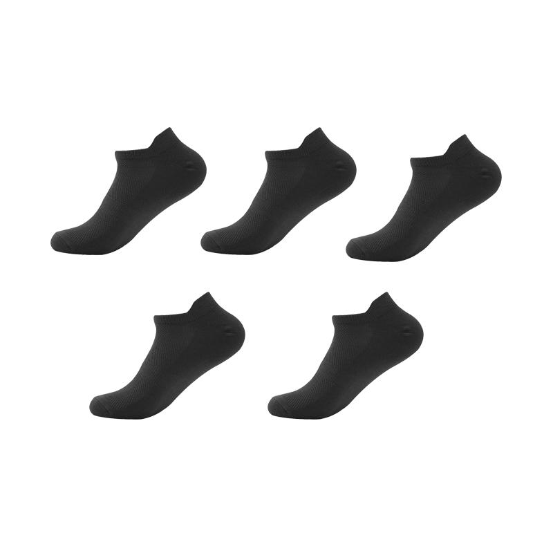 

5 пар мужских сетчатых нескользящих хлопковых коротких носков, мужские дышащие носки до щиколотки на весну, лето и осень EUR39-44