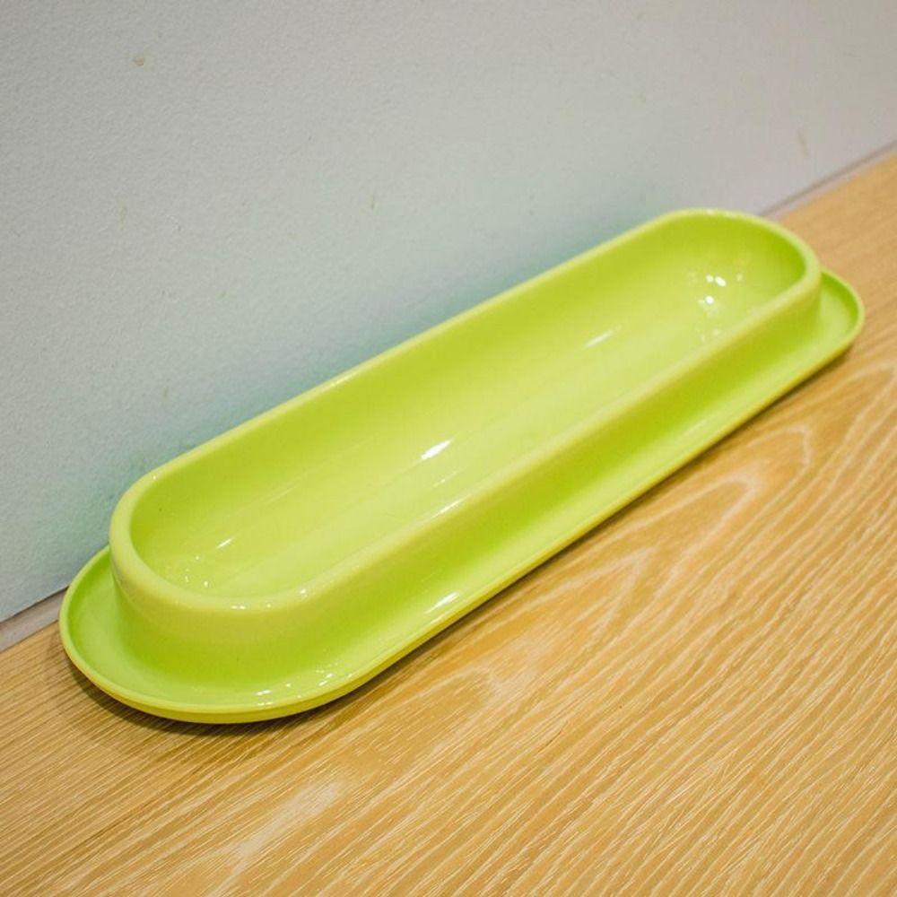 Anti Scattering Long Cat Food Bowl Anti Overturning Cat Long Single Dish  Kitten