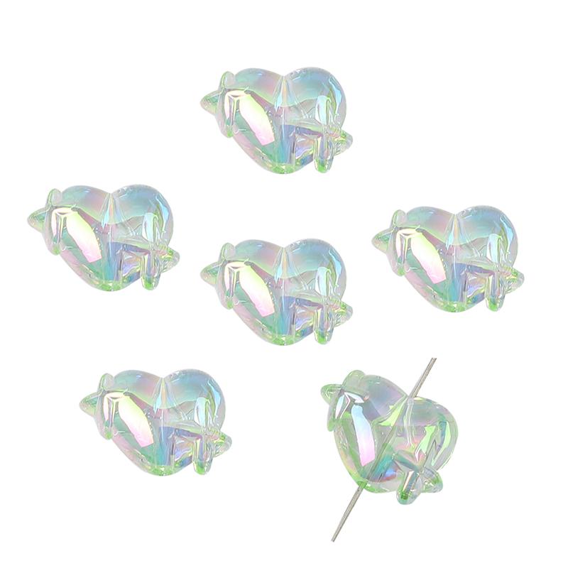 5/10 bucăți margele acrilice, mărgele de dragoste cu stea colorate pentru bricolaj, colier, brățară, cercei, bijuterii