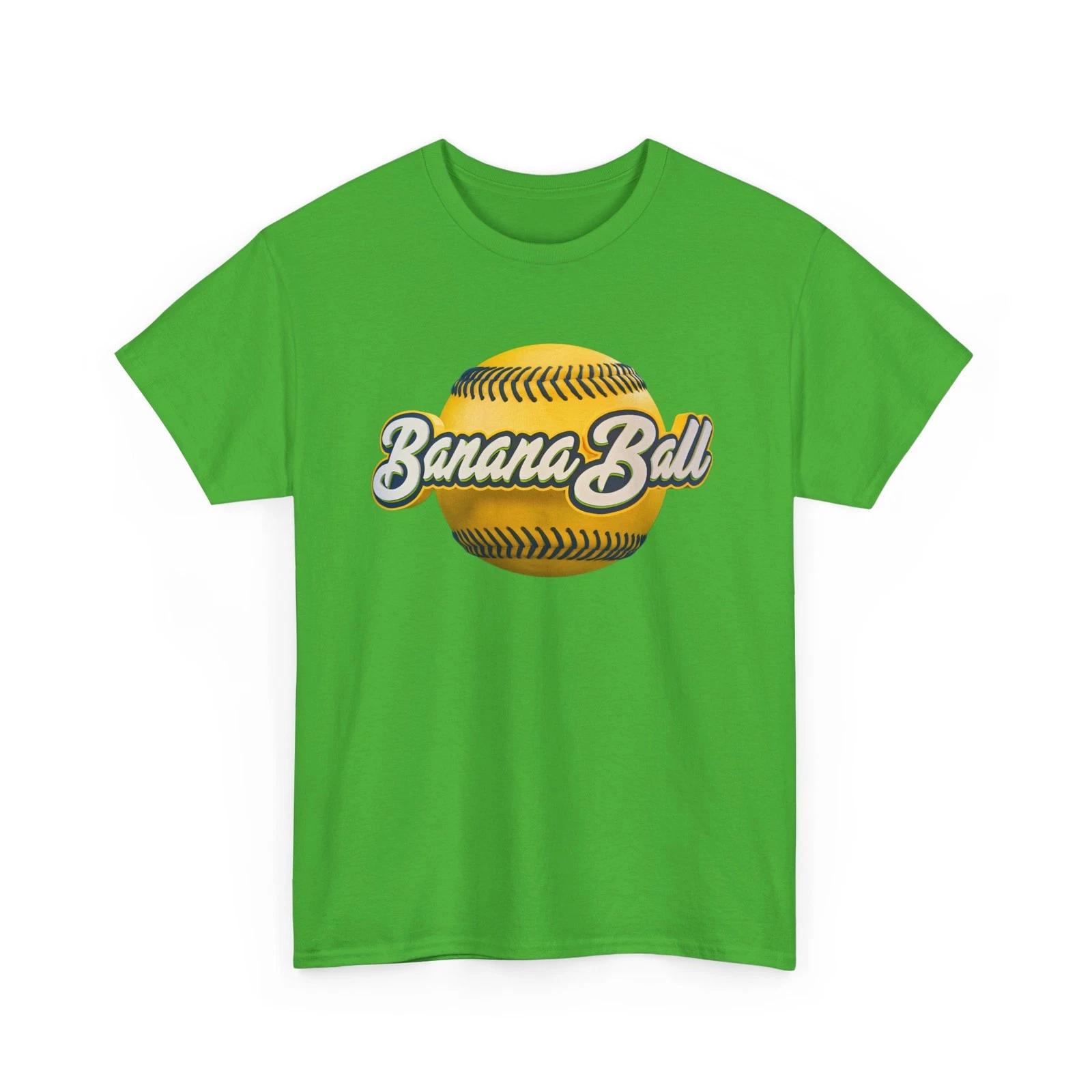 Savannah Bananas Banana Ball Printed T shirt Baseball Sports Collectible 2XL
