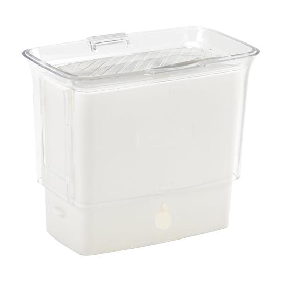 jijijing Vegetable Crisper, Double-Layer Storage Extends Freshness Box, for Herbs And Vegetables Refrigerator Use 1pc