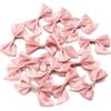 20pcs 4x7cm Polyester Satin Ribbon Bows Colorful Handmade Bow Flower For DIY Christmas Party Clothing Headwear Decor Accessories