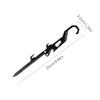 Folding Tent Stakes Multifunctional Stainless Steel Hook Mosquito Coil Bracket Bottle Opener Measuring Ruler for Outdoor Camping