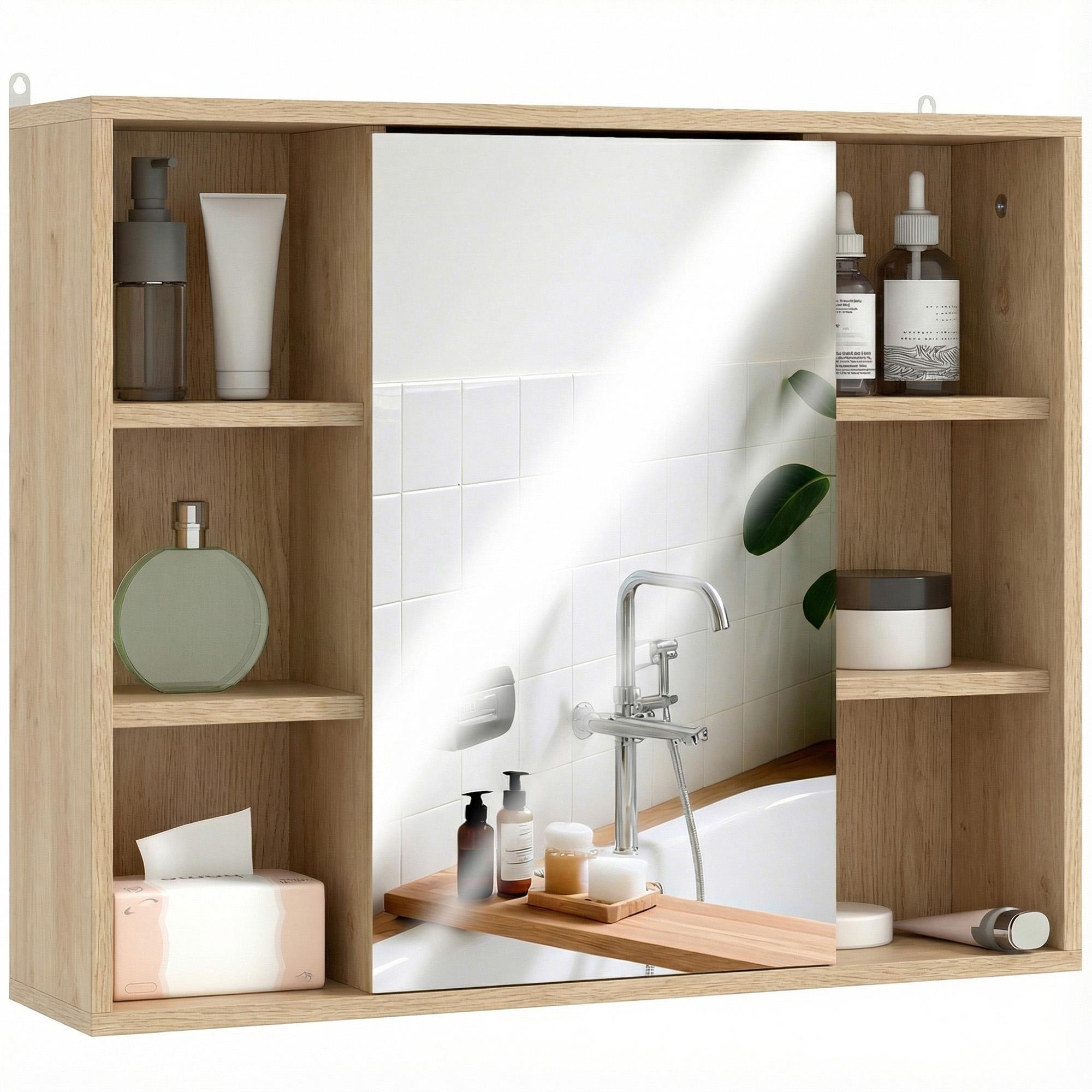 Bathroom cabinet with mirror, door cupboard