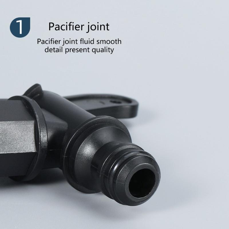 Plastic Water Butt Tap with Brass Nut 3/4" Thread Water Butt Tap for Storage Tanks Rain Water Collection Barrels Accessory