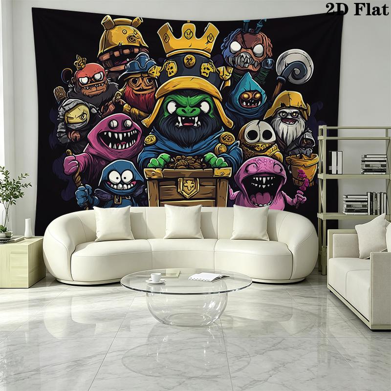 Treasure Monster Pattern Home Decor Tapestry, Wall Hanging, Decorative RV Wall Cloth.MGT0918333