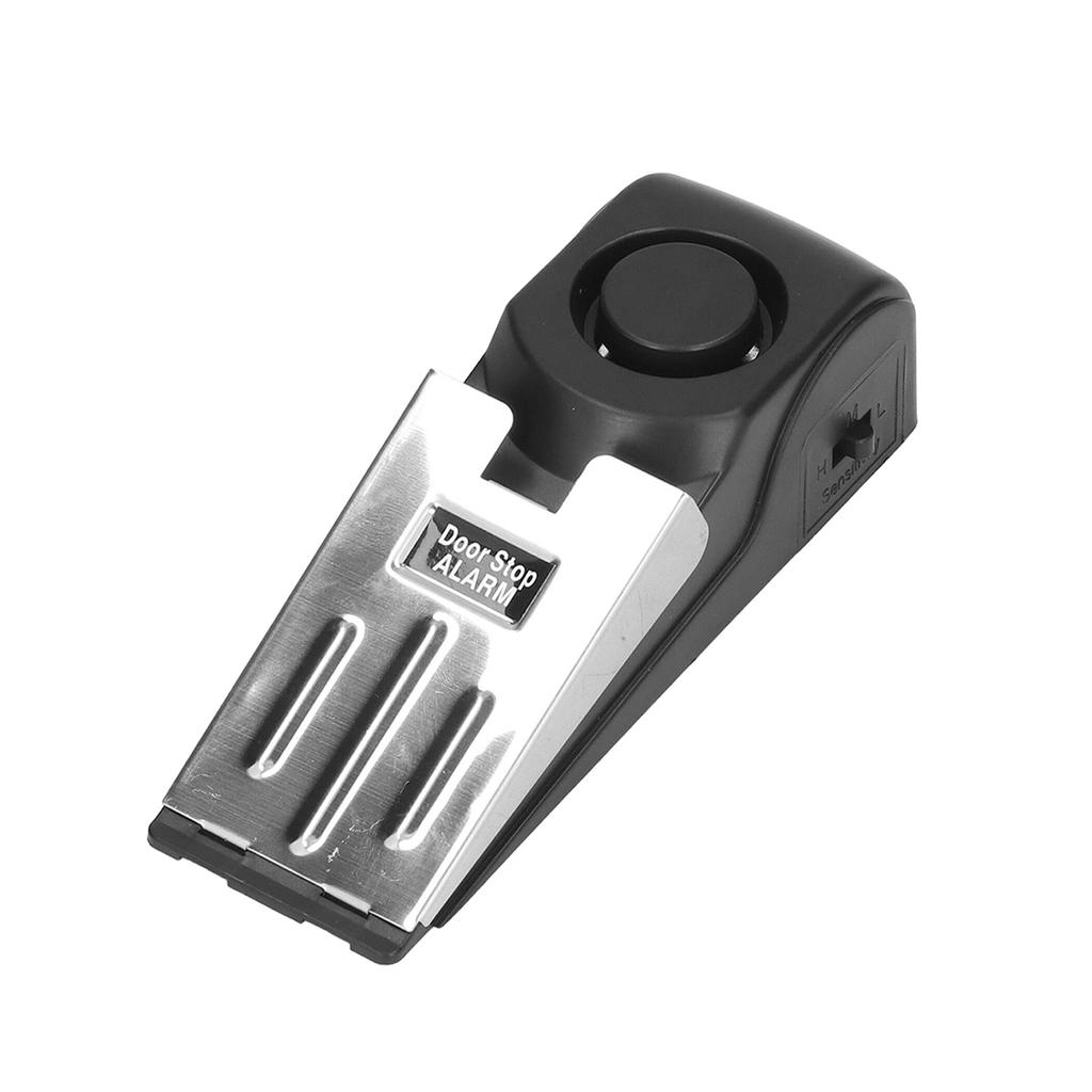 Door Stopper Anti Theft Burglar Alerter Adjustable Three Level Sensitivity 120dB Wireless Door Stop Alarm