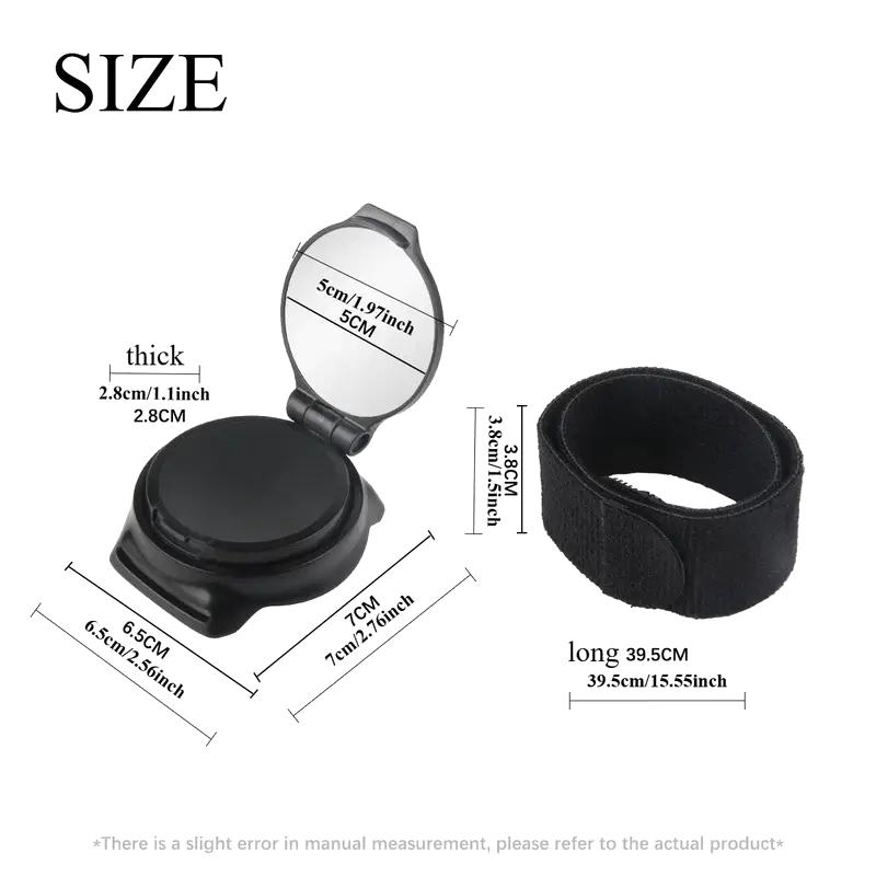 360 Grad verstellbarer Fahrrad-Rückspiegel, Armband, Rückspiegel, Armbekleidung, zusammenklappbarer Lenker, Sicherheits-Fahrradspiegel