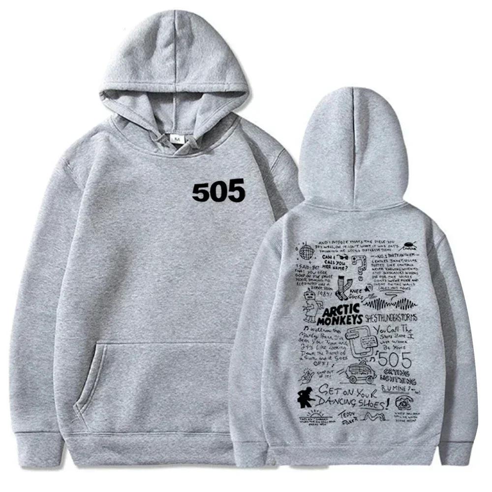 505 Hettegenser Arctic Monkeys Musikk Hettegenser Arctic Monkeys Merchandise Gave til Arctic Monkeys Topper Streetwear Unisex