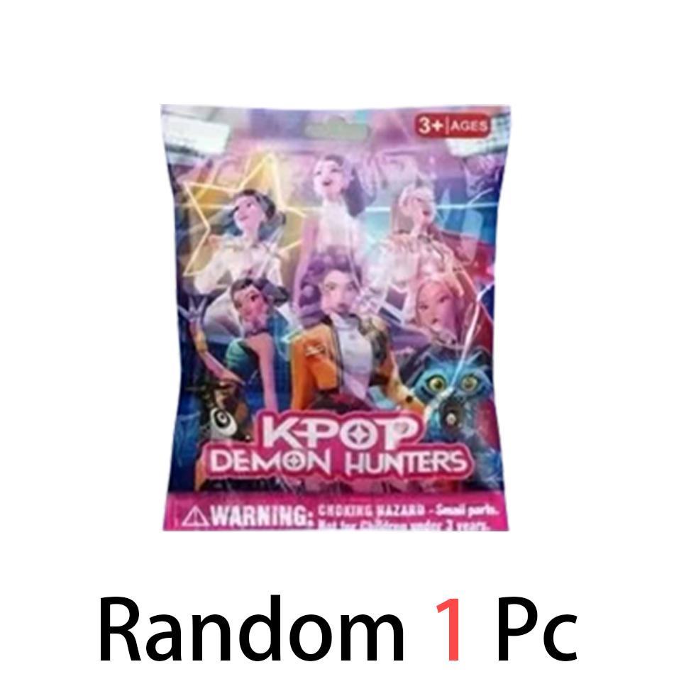 K Pop Demon Hunt Box Series Figure Model Toy Cartoon Gaming Peripherals Desk Decoration Halloween/Christmas for Kid GiftK