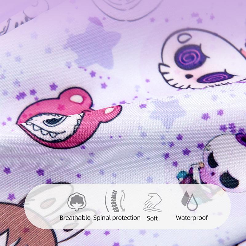 LABUBU Školní taška Školní batoh Lehký Snížení zátěže Ochrana zad a Velkokapacitní Dětský školní batoh pro 1.-6. třídu