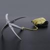 2Pcs/Set Sharp Blades 15 Meters Rope Grass Hook Stainless Steel Four Claws Special Water Grass Cutter Fishing Supplies
