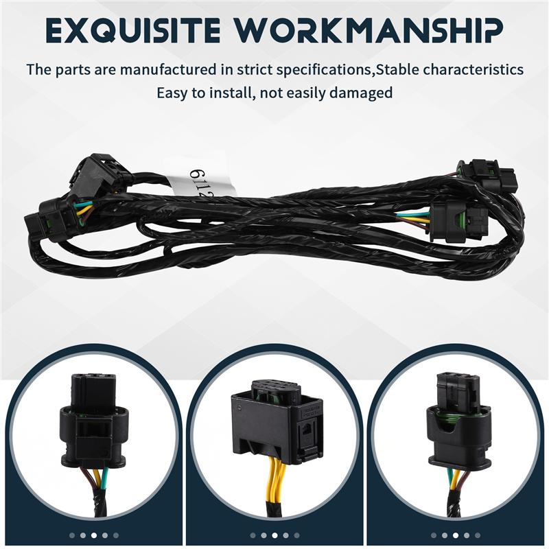 Rear Bumper Harness Bumper Parking Sensor Wiring Harness Black Rear Bumper PDC Wiring Harness чёрный
