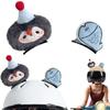 Cute Plush Motorcycle Helmet Decorations Cartoon Fish Ear Shaped Helmet Accessories For Motorcyclists Riders Helmet Ornamen B7D4