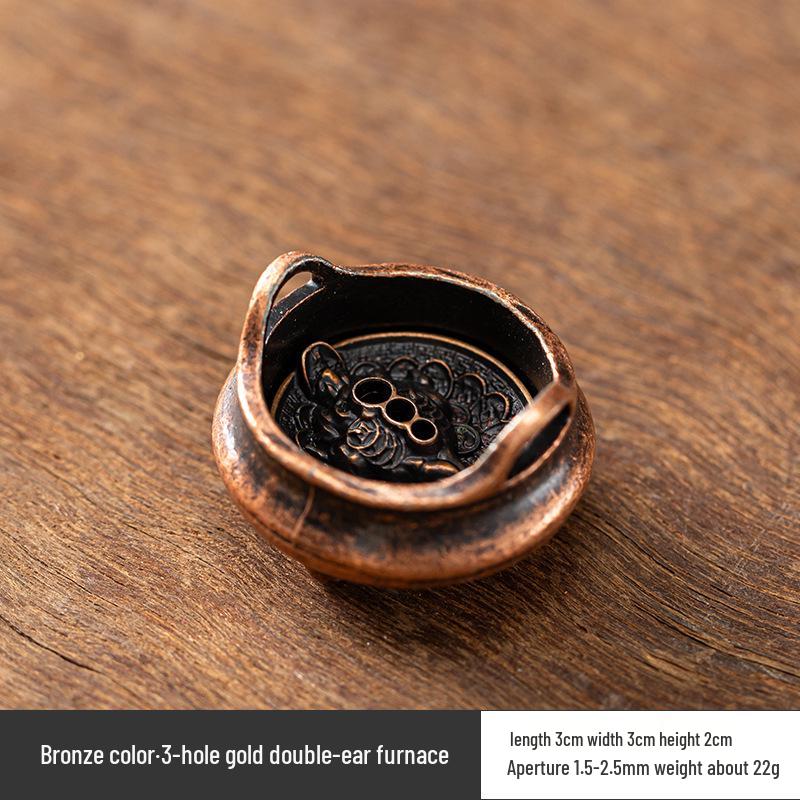 Fisherman Fishing Line Incense Holder: Indoor Tea Ceremony Ornament, Alloy Incense Burner Base.