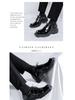 Herren Lackleder Derby Schuhe mit eckiger Spitze - Schwarz, Glänzend, Lässig, Britischer & Koreanischer Stil, Höhenerhöhend, Sommermode