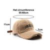 Keep Warm Sunscreen Hat Breathable Duck Tongue Hat Fashion Plush Baseball Cap  Outdoor Sports
