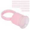 100pcs Tattoo Ink Ring Cup Disposable Microblading Pigment Cup Holder with Sponge