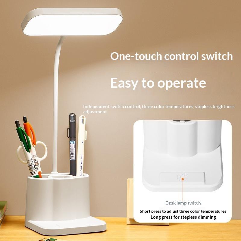 Usb Learning Dormitory Bedroom Bedside Reading Night Light Led Desk Lamp Eye Protection Desk College Student Nightlights