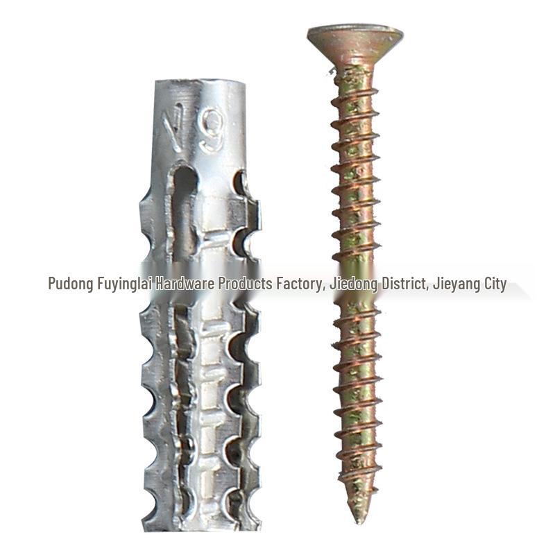 Serrated Wall Gecko Expansion Bolt with Anti-loosening for Cement and Lightweight Hollow Brick