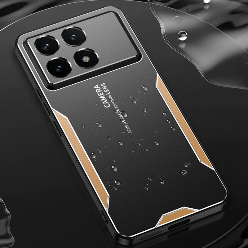 For Xiaomi Redmi K70 Pro 5G Case Slim-Fit PC+TPU+Aluminum Alloy Cell Phone Cover
