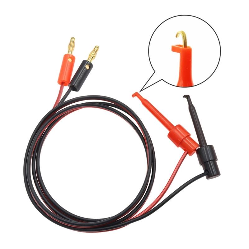 Multifunctional Banana Plug To Electric Hook Clip Test Leads with Copper Cores Suitable for Efficient Electrical Testing