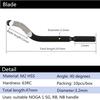 Burr Cutter Trimming Blades Scraper Deburring Tool NB1100 Burr Handle With 10 BS1010 Blades Remover Hand Tool For Wood Plastic