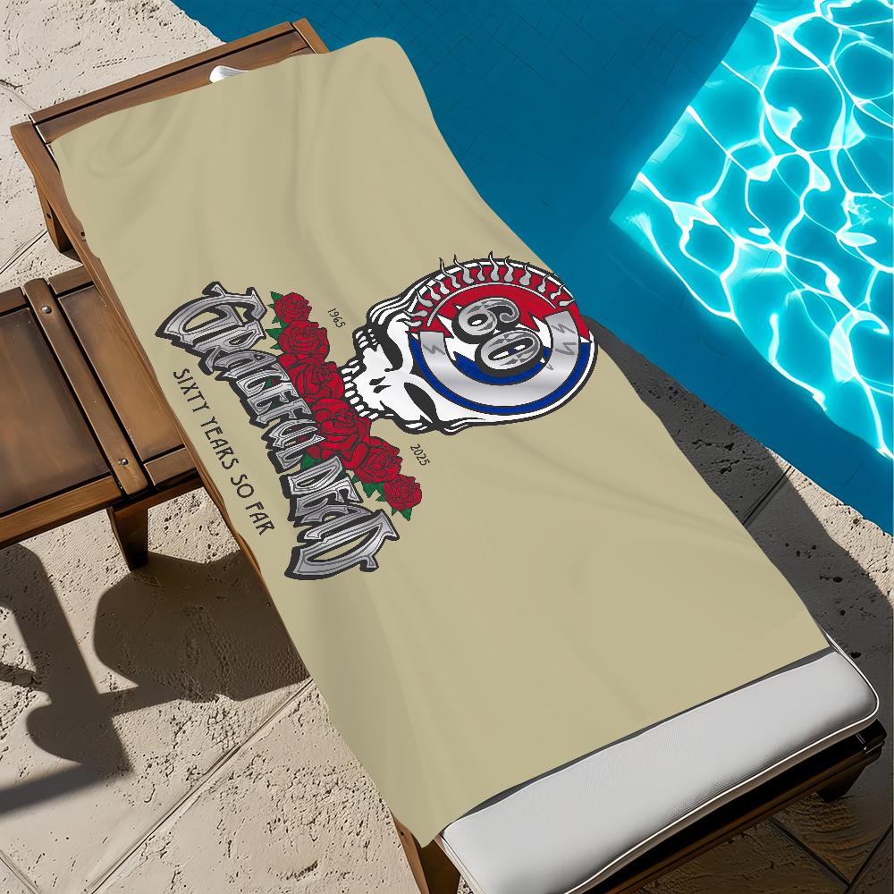 Rock Band G-Grateful-Dead Music Towel Soft Pool Gift For Travel Gym Shower Camping Quick Dry Sports Large Beach Towel