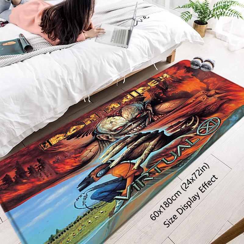 Corridor Doormat Heavy Rocks Metals Band Rugs Interior Foot Carpets Entrance Floor Mats Non-slip Yoga Rug Home Decor Prayer Mat