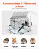 Wire Hamster Cage Habitat 22.8in Rodent Gerbil Small Animal House