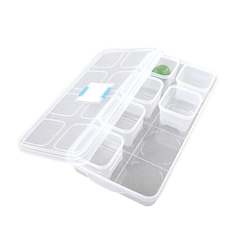 Homeglen 8-Compartment Plastic Food Sample Kit