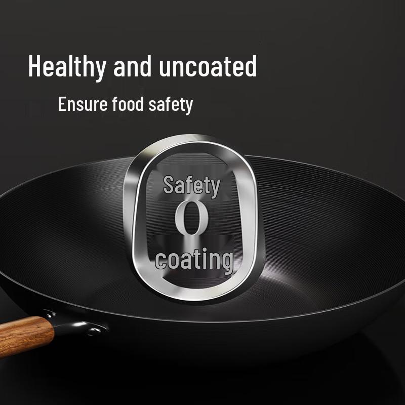 COOKER KING 32cm Non-Coated Iron Stir-Fry Wok