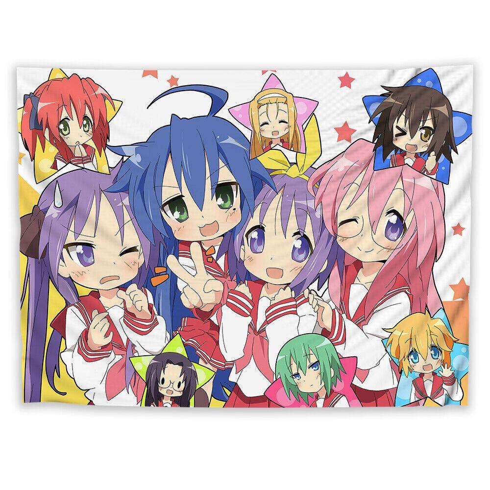 Tapestry Lucky Star by Izumi Konata 75x100 чёрный
