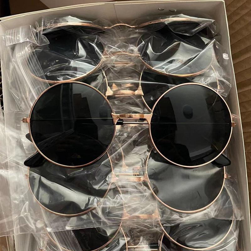 Vintage Round Sunglasses Best Man Bridesmaids Sunglasses Wedding Sunglasses Show Performance Cat Glasses