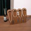 Simple Wood Bracelet Tray Hand Bangle Organizer Bracelet Display Rack Ornaments Storage Case Necklace Display Stand Gift