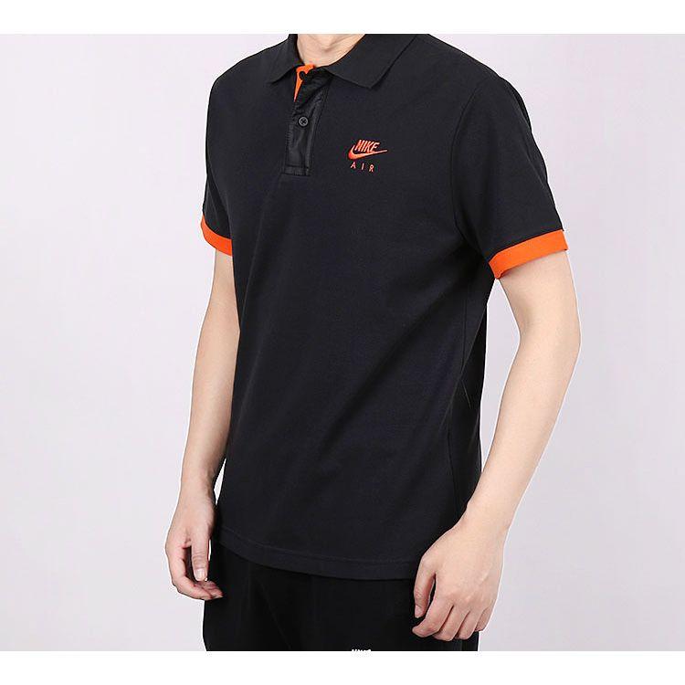 Nike Sportswear Collar Short Sleeve Polo Shirt Men Tops Black CW5248-010