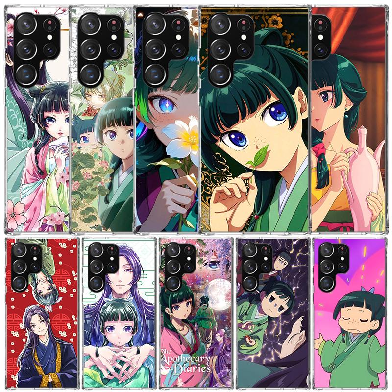 A-Apothecary D-Diaries Anime Soft Cover for Samsung Galaxy S25 Edge S26 S24 S23 Ultra Phone Case S22 S21 Plus S20 FE Print Patte