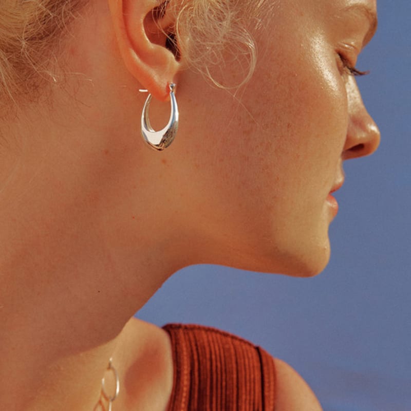 ACOOPU [925 Silver]Hui Earrings