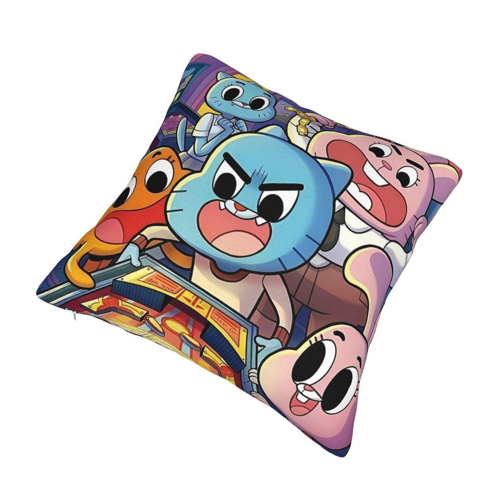 The Amazing World Of Gumballs  Pillowcases Stuff Soft Cushion Cover Gift  Pillow Case Cover Home Multiple Sizes