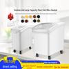 Movable Plastic Flour Storage Cart for Kitchen Organizing