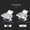 Stainless Steel Manual Pasta & Dumpling Maker: Hand-Cranked Noodle & Dough Sheet Machine