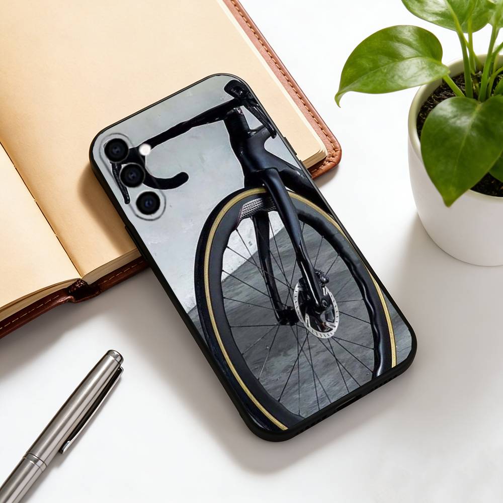 Road cycling Phone Case For Samsung Galaxy A73,A72,A71,A70,A53,A52,A51,Others Soft Black Cover
