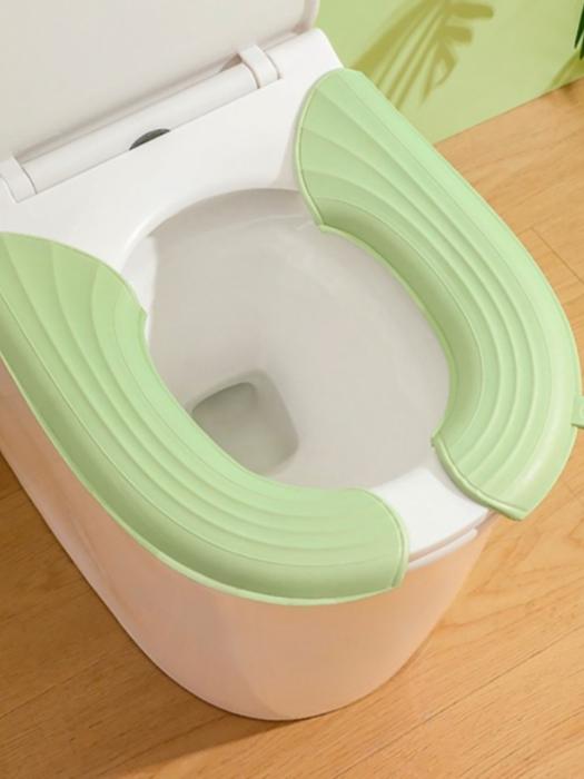 

briskstyle silicone eva waterproof toilet seat cover pink