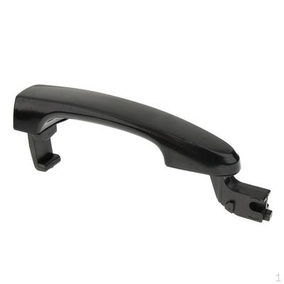 Black Car Front Exterior Door Handle