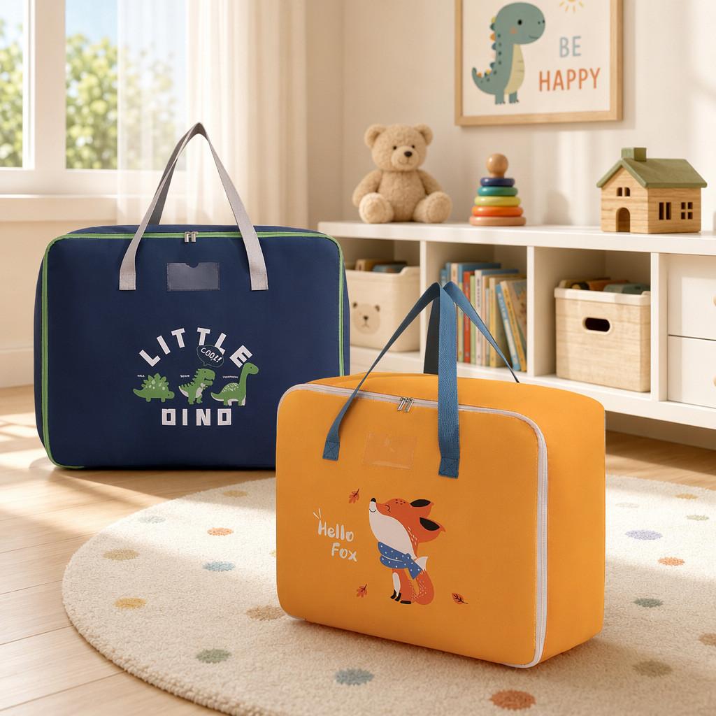 Childrens Quilt Storage Bag With Oxford Fabric For Bedroom And Travel Organization